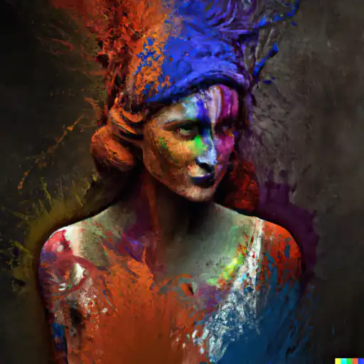 DALL·E 2022 10 25 17.11.19   picture of colorful mud explosions and paint splashes and splitters but as portrait of the _aphrodite_ gigapixel low_res scale 6_00x